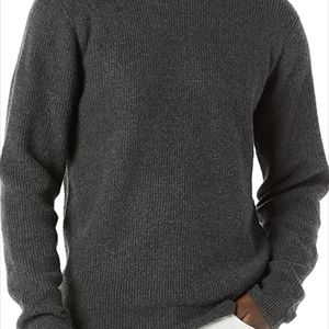 Amazon Essentials Men's Long-Sleeve Soft Touch Waffle Stitch Crewneck Sweater